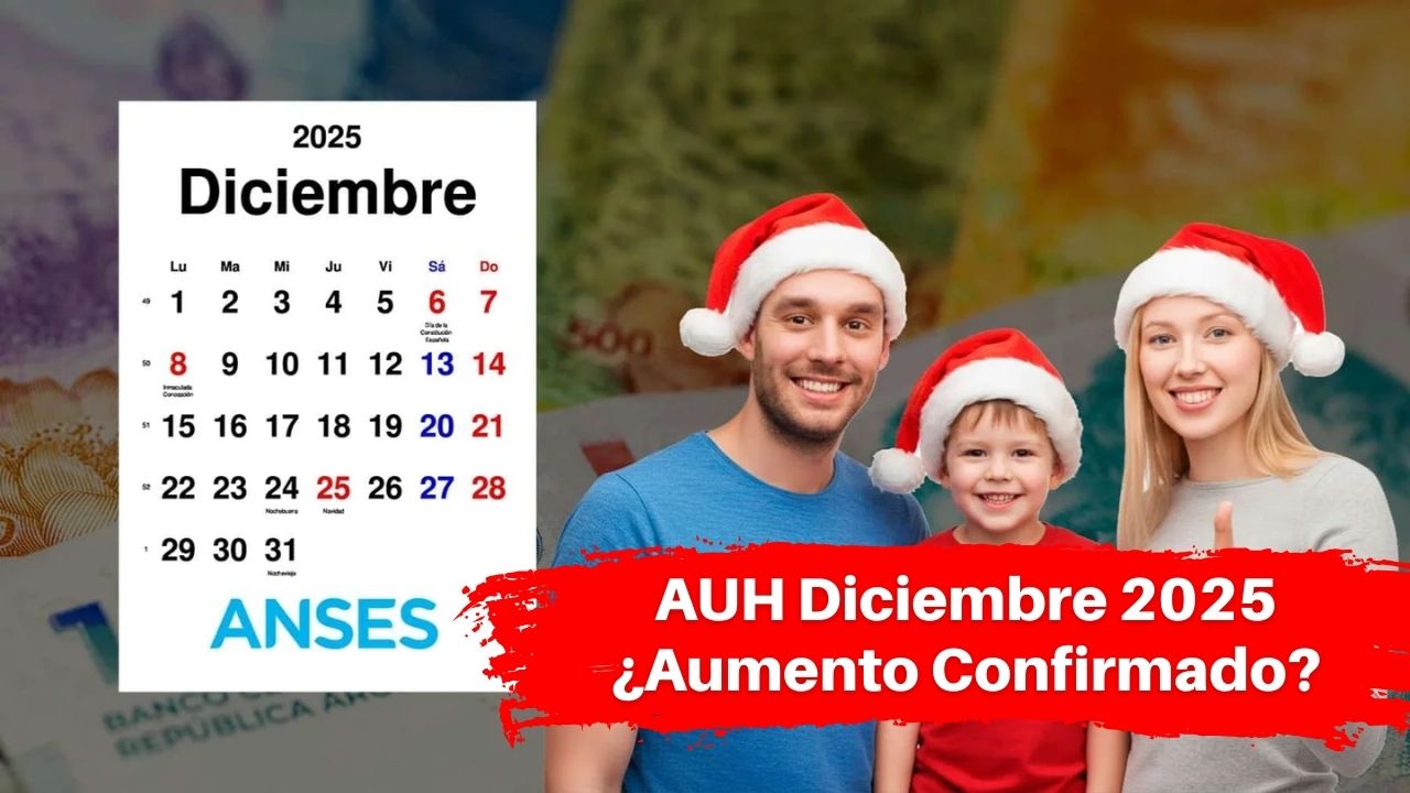 AUH Diciembre 2025: ¿Aumento Confirmado? ¿Sube También la Tarjeta Alimentar?