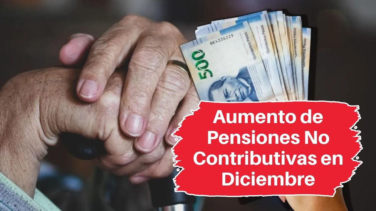 Aumento de Pensiones No Contributivas en Diciembre: Beneficiarios y Fechas de Pago Confirmadas